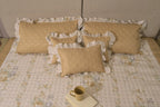 Champagne Floral Classic Bedcover Set