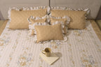 Champagne Floral Classic Bedcover Set