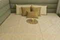 Golden Lattice Textured Bedcover