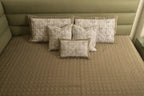 Sandstone Leaf Textured Bedcover