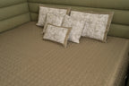 Sandstone Leaf Textured Bedcover