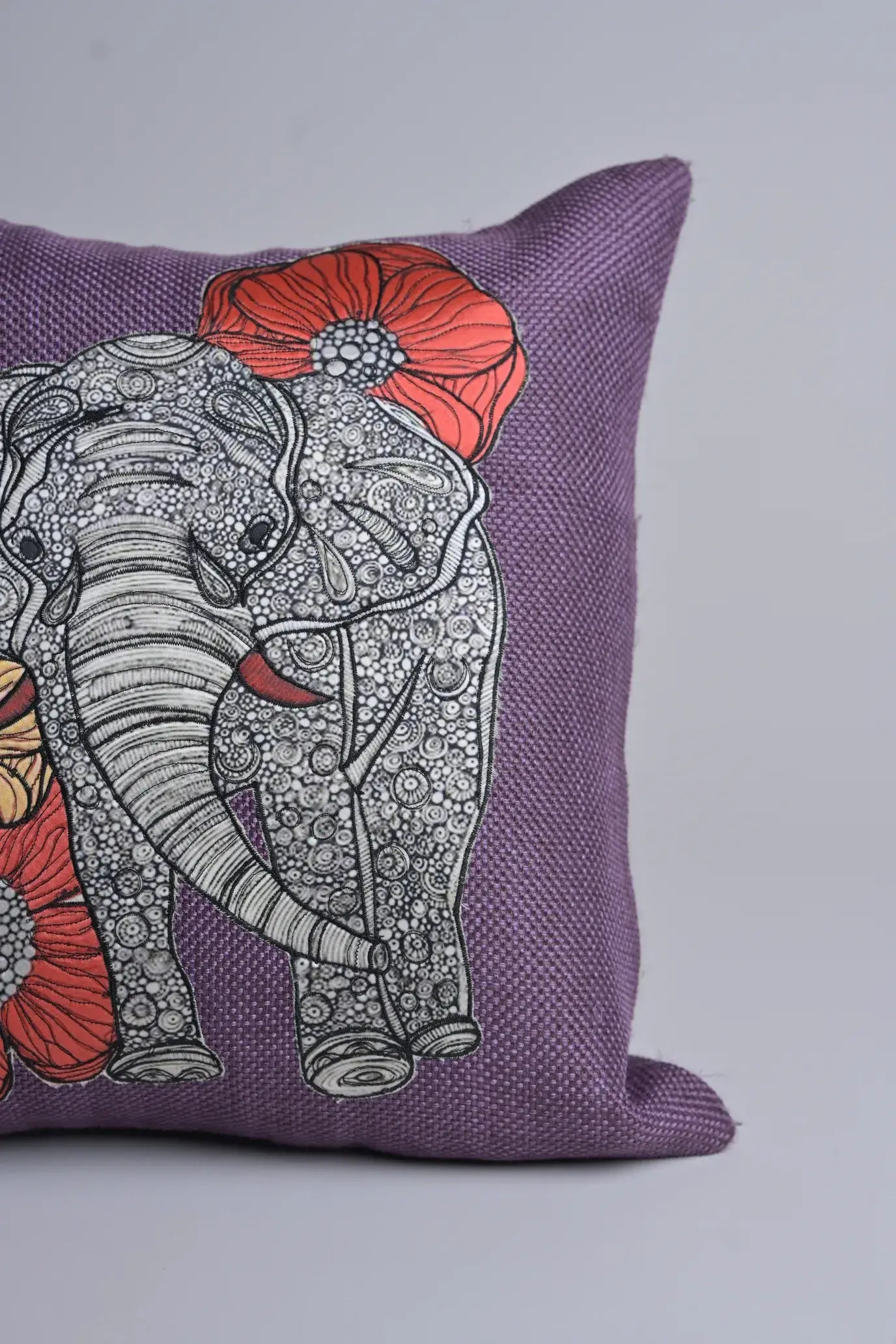 jute cotton with patch work