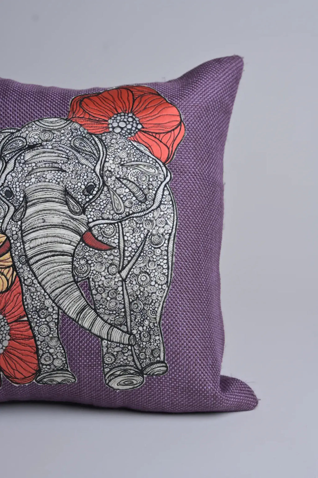 jute cotton with patch work