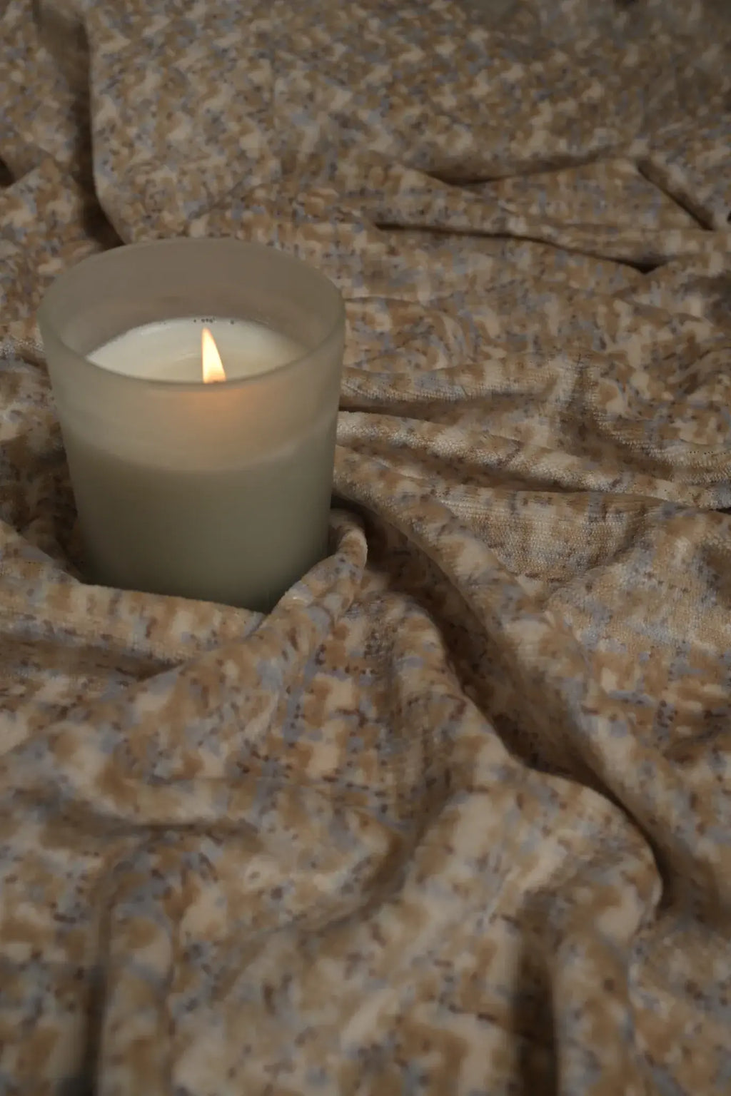 Rustic Sand Textured Fleece Throw
