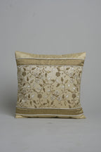 Silk Ivory Full Golden Gotta Patti Work